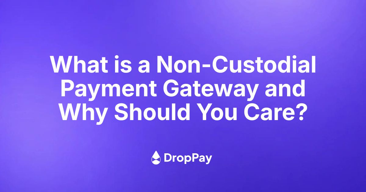 What is a Non-Custodial Payment Gateway and Why Should You Care?